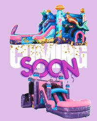 Mermaid Bounce House and Slide Combo